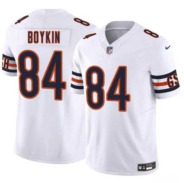 Men & Women & Youth Chicago Bears #84 Miles Boykin White 2025 F.U.S.E. Vapor Untouchable Limited Stitched Jersey